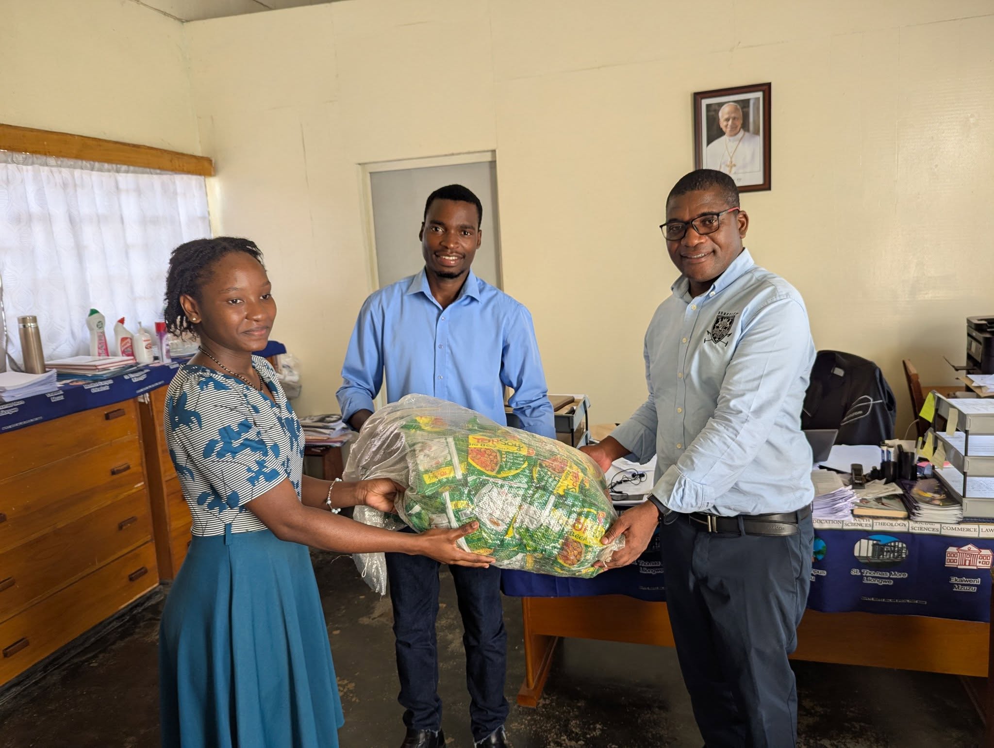 Catholic University Apostolate Donates Essential Supplies to Needy Students