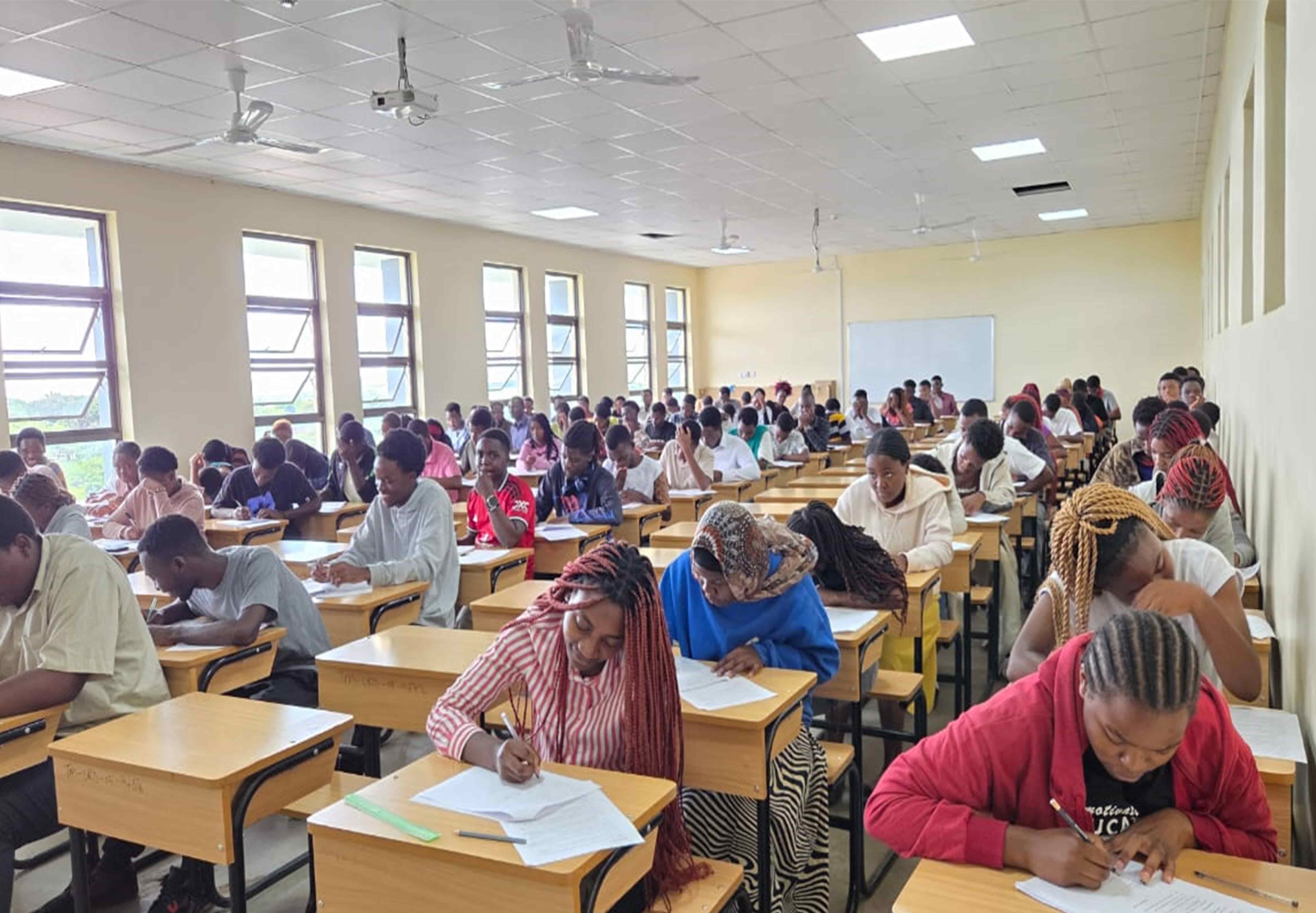 Students Writing Exams at Nanjiri
